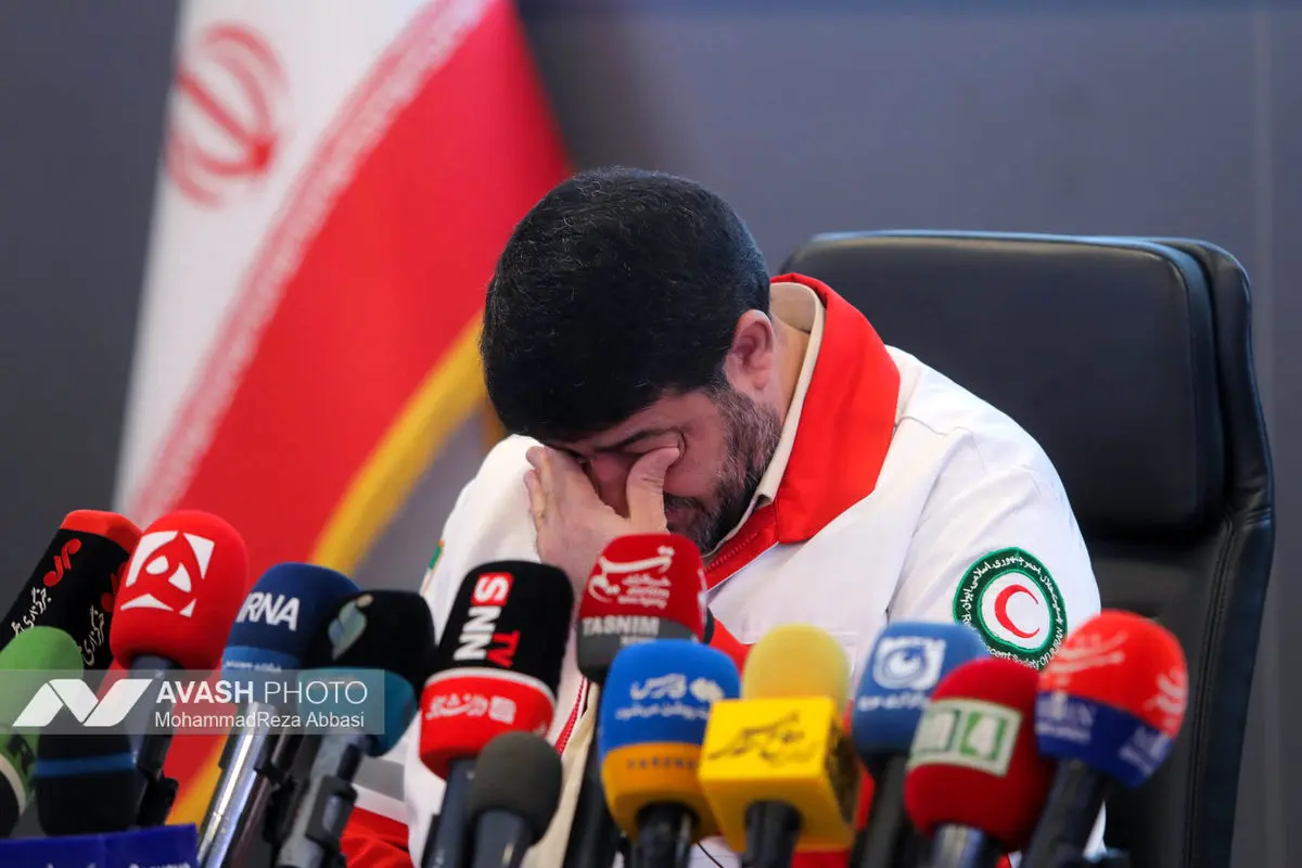 نشست خبری جمعیت هلال احمر