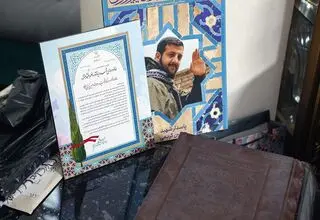 دیدار سخنگوی شورای نگهبان با خانواده شهید حسین کریمی‌دوست