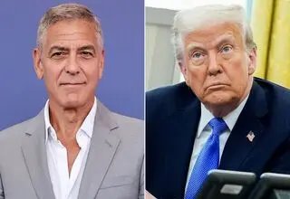 جورج کلونی: نمی‌خواهم از ترامپ بترسم