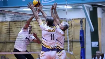 مو نقره‌ای‌های والیبال یاد جوانی کرده‌اند