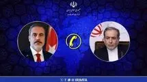 گفت‌وگوی تلفنی وزرای امور خارجه ایران و ترکیه
