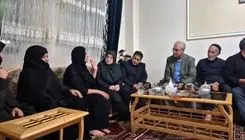 مهاجرانی و ربیعی با پدر و مادر الهه حسین‌نژاد دیدار کردند
