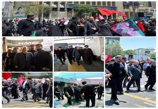 حضور مدیرعامل گروه صنایع پتروشیمی خلیج فارس در تشییع پیکر رهبر شهید انقلاب + عکس 