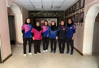 آماده‌سازی دختران پینگ‌پنگ‌باز برای حضور در مسابقات قهرمانی جهان