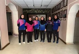آماده‌سازی دختران پینگ‌پنگ‌باز برای حضور در مسابقات قهرمانی جهان