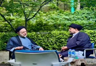  حضور سید محمد خاتمی در بیت امام؛ یادآور روابط دیرینه و وفاداری به آرمان‌ها  
