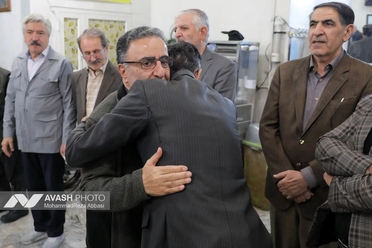 مراسم تشییع سید محمد تاج زاده