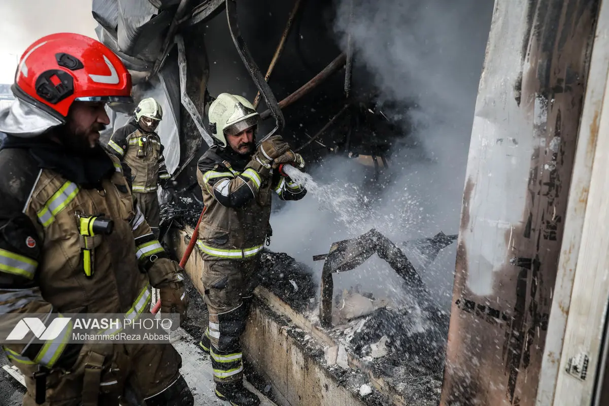 آتش‌سوزی بازار بزرگ جنت‌ - تهران