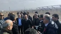 بازدید معاون وزیر نیرو و رئیس ساتبا از پروژه ۱۲۰ مگاواتی در منطقه جلفا