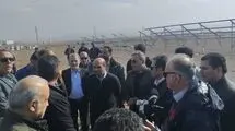 بازدید معاون وزیر نیرو و رئیس ساتبا از پروژه ۱۲۰ مگاواتی در منطقه جلفا