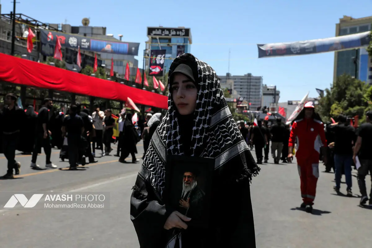 مراسم تشییع پیکر مطهر رهبر شهید انقلاب - مشهد
