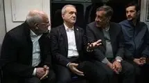 مسعود پزشکیان با مترو به راهپیمایی رفت 