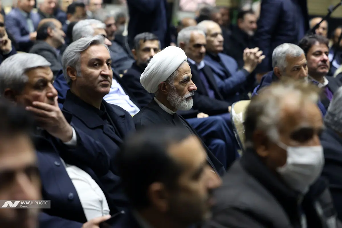 مراسم ختم والده محمد شریعتمداری مدیرعامل شرکت هلدینگ خلیج فارس