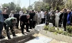 پیکر جواد مجابی در امام‌زاده طاهر آرام گرفت