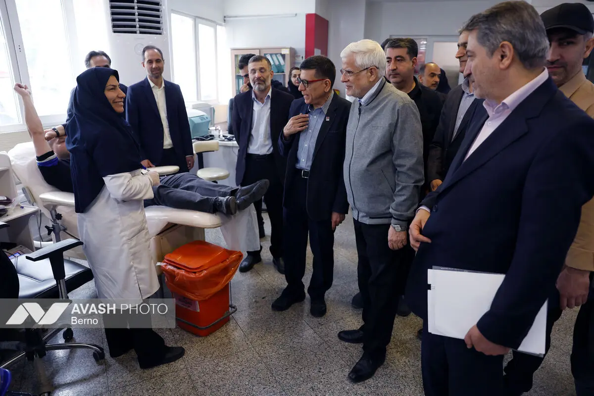 بازدید معاون اول رییس جمهور از سازمان انتقال خون