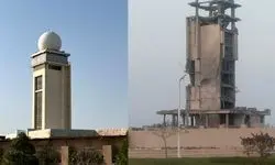 حمله مجدد دشمن آمریکایی- صهیونی به تأسیسات هواشناسی بوشهر + عکس 