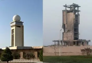 حمله مجدد دشمن آمریکایی- صهیونی به تأسیسات هواشناسی بوشهر + عکس 