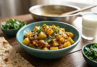 طرز تهیه دو پیازه آلو شیرازی