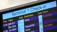 لغو بیش از ۲۳ هزار پرواز به مراکز خاورمیانه از زمان شروع جنگ