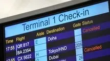 لغو بیش از ۲۳ هزار پرواز به مراکز خاورمیانه از زمان شروع جنگ
