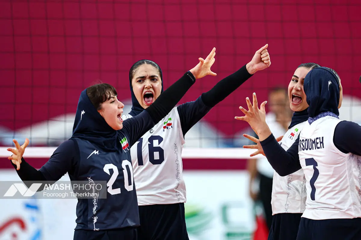 بازی‌های آسیایی جوانان؛ دختران والیبال ایران و  فیلیپین