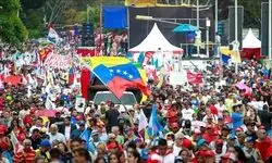 تظاهرات حامیان و مخالفان مادورو در ونزوئلا