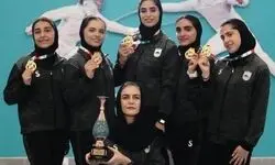 چادرملو اردکان بر بام شمشیربازی بانوان ایران
