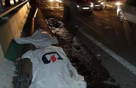 تصادف مرگبار یک رفتگر در تهران