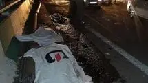 تصادف مرگبار یک رفتگر در تهران