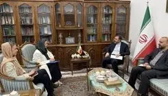 دیدار هماهنگ‌کننده مقیم سازمان ملل متحد در تهران با غریب‌آبادی