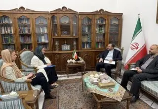 دیدار هماهنگ‌کننده مقیم سازمان ملل متحد در تهران با غریب‌آبادی