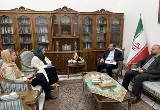 دیدار هماهنگ‌کننده مقیم سازمان ملل متحد در تهران با غریب‌آبادی