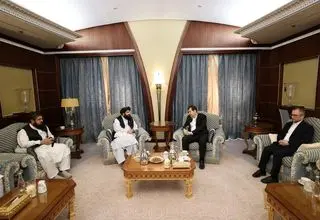 دیدار رئیس کمیته ورزش افغانستان با وزیر ورزش ایران