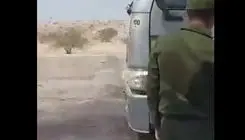 توقیف تانکر حمل گاز با راننده ۱۴ ساله!+ فیلم