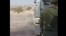 توقیف تانکر حمل گاز با راننده ۱۴ ساله!+ فیلم