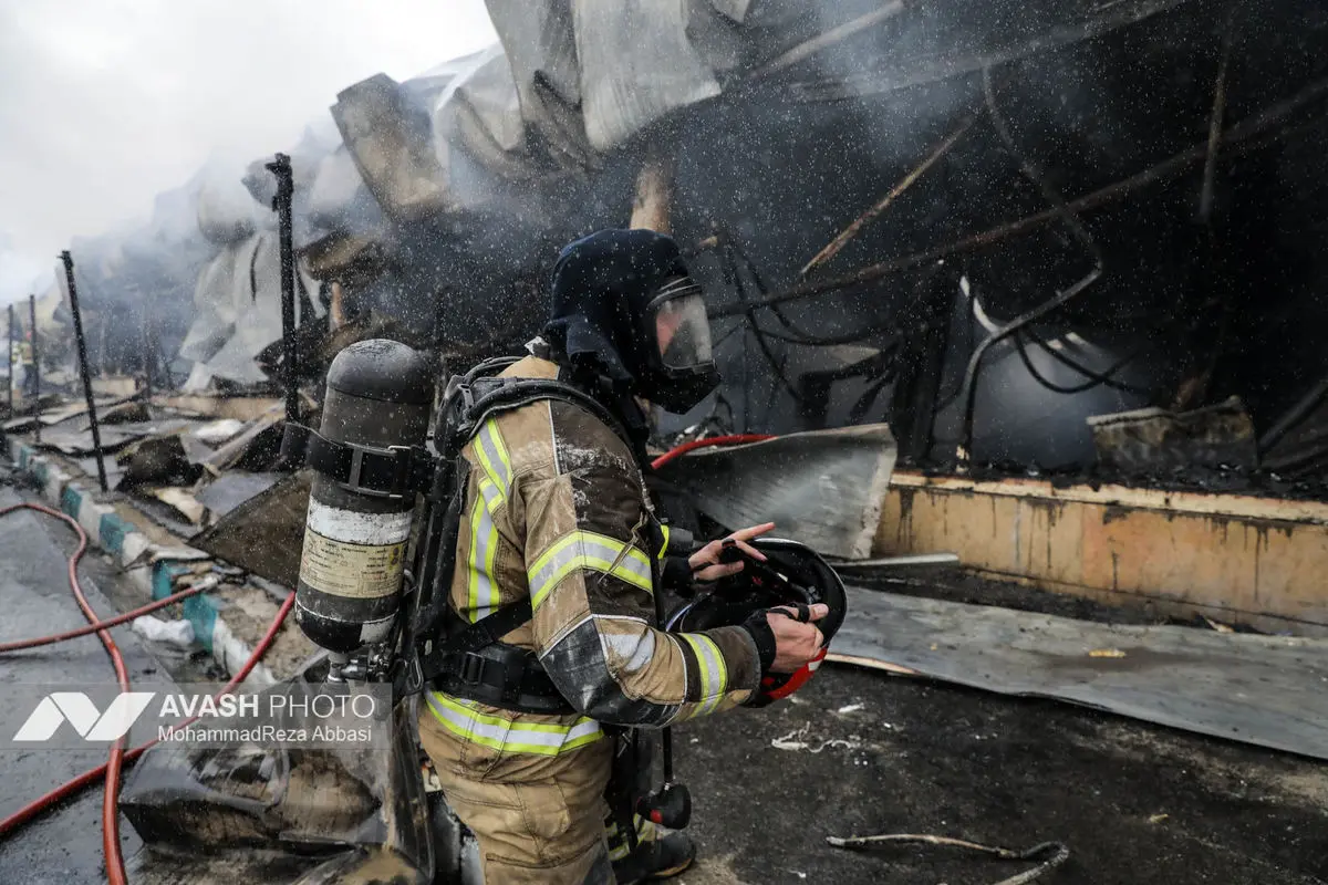 آتش‌سوزی بازار بزرگ جنت‌ - تهران