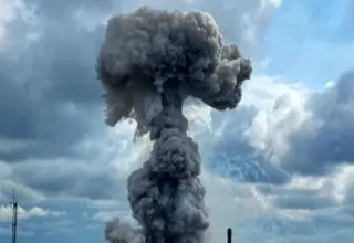 آخرین وضعیت آتش‌سوزی انبار نفت البرز