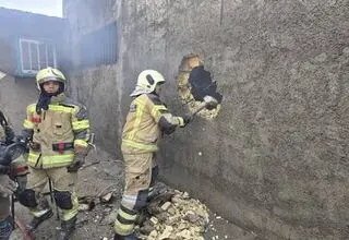 فوت یک نفر در آتش سوزی جنوب تهران +عکس