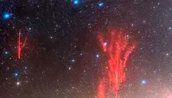 «جن‌های سرخ» در آسمان دیده شدند