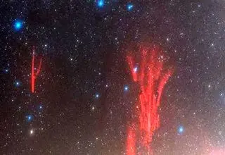 «جن‌های سرخ» در آسمان دیده شدند