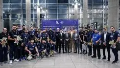 ورود تیم ملی والیبال با استقبال تقوی