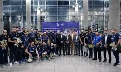ورود تیم ملی والیبال با استقبال تقوی