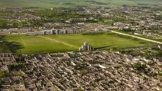 عکس جذاب هوایی از تهران در دوره قاجار از نگاه یک خلبان سوئیسی