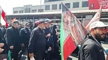 حضور رئیس سازمان سینمایی و اهالی سینما در مراسم تشییع پیکر رهبر شهید