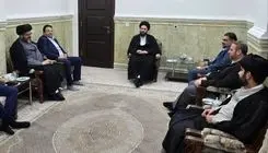 دیدار اعضای حزب نسل نو با سیدعلی خمینی