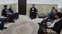 دیدار اعضای حزب نسل نو با سیدعلی خمینی