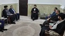 دیدار اعضای حزب نسل نو با سیدعلی خمینی