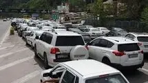 ترافیک سنگین در محورهای شمالی کشور
