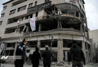 حمله رژیم صهیونیستی به ساختمان شبکه العربی در تهران + عکس
