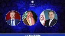 عراقچی با با وزرای امور خارجه عربستان و ترکیه گفتگو کرد